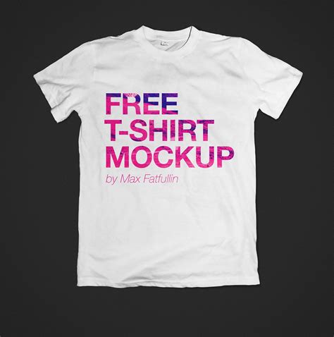 Colored T-Shirt Mockup