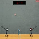 Stick Figure Badminton 2 Game - RacingCarGames.com