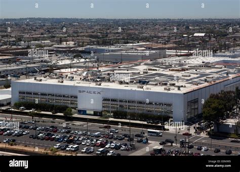 Hawthorne, California, USA. 15th May, 2014. The headquarters of SpaceX (Space Exploration ...