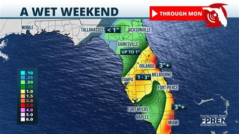 Tropical Moisture to Bring Flood Risk to Florida Peninsula This Weekend | Florida Storms