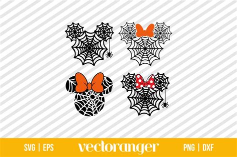 Minnie Mouse Spider Web SVG | Vectoranger