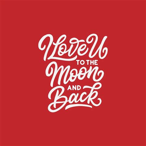 Premium Vector | Hand lettering and typography love quotes