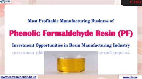 Most Profitable Manufacturing Business of Phenolic Formaldehyde Resin PF Investment ...