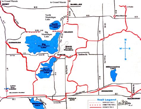 Upper Peninsula Atv Trail Map