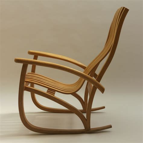 Bespoke Lace Wood Rocking Chair | Decorative Modern