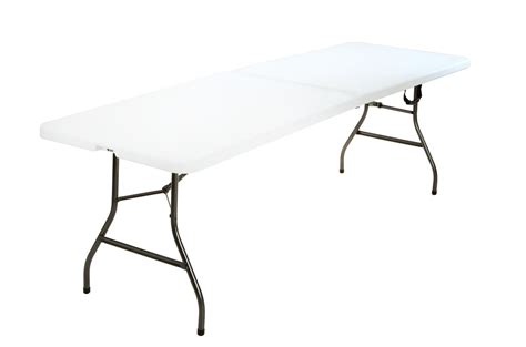 (4-Pack) Cosco 8 Foot Centerfold Folding Table, White - Walmart.com