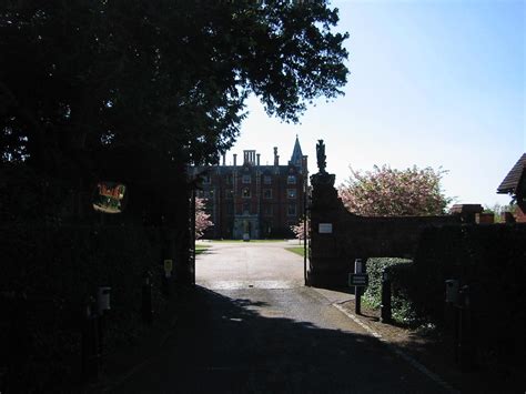 Taplow: At the main entrance to Taplow Court