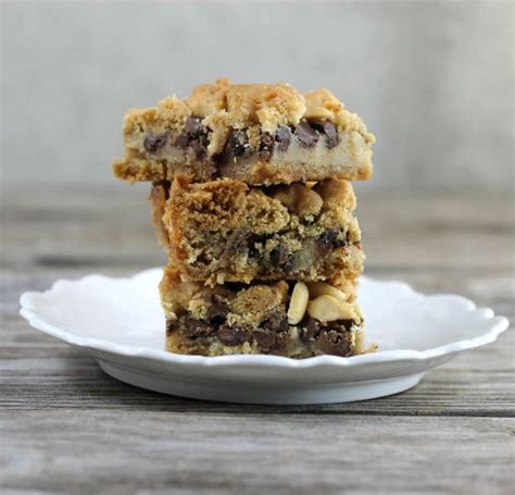 Peanut Butter Cream Cheese Bars - Words of Deliciousness