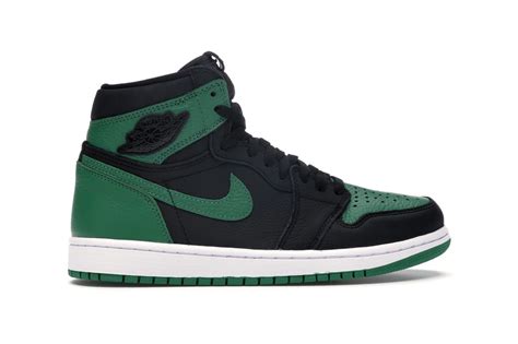 Jordan 1 Retro High Pine Green Black on StockX | Hypebeast