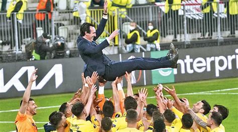 Manchester United - Europa League: Unai Emery lauds Villarreal players ...