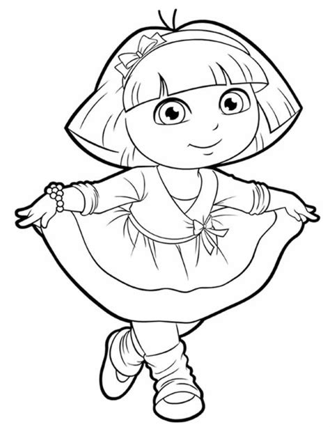 Dora Coloring - Lots of Dora Coloring Pages and Printables!