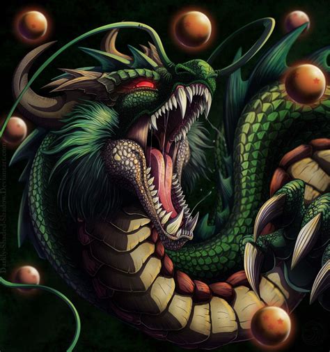 Shenron the Eternal Dragon | Dessin goku, Sangoku, Personnages de ...