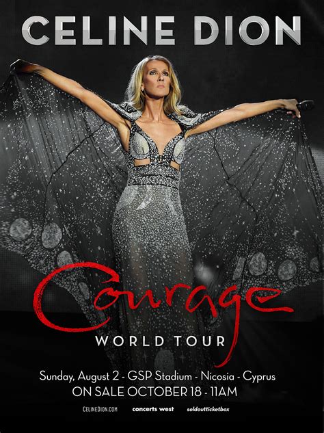 CELINE DION «COURAGE WORLD TOUR»