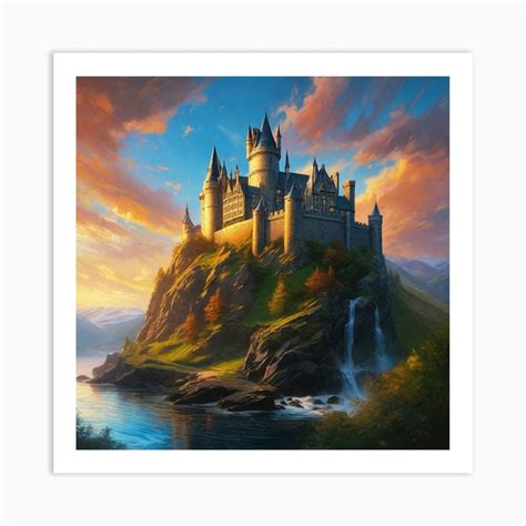 Hogwarts Castle 10 Art Print by Noctarius - Fy