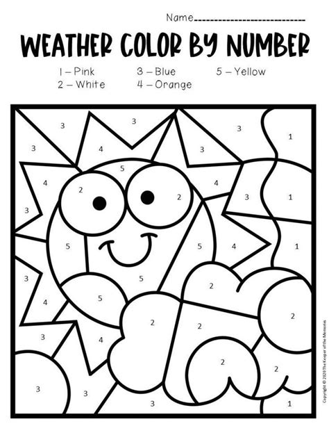 Color By Number Science | 101 Coloring Pages