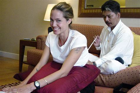 Angelina Jolie Adds Three More Large Tattoos to Her Body | Vanity Fair