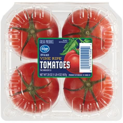 Kroger® Vine Ripe Fresh Tomatoes, 20 oz - King Soopers