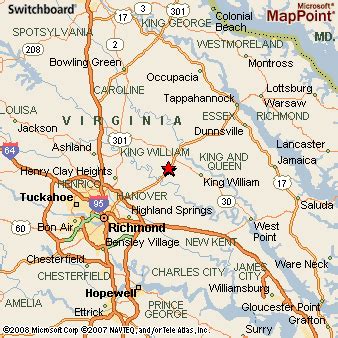 Manquin, Virginia Area Map & More