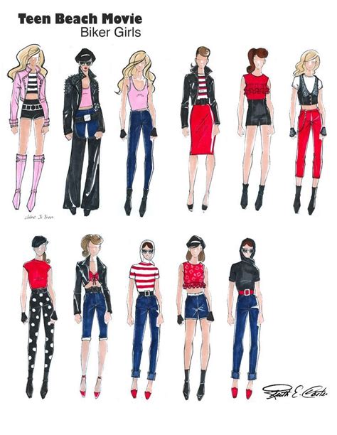 Teen Beach Movie Costumes, Girl Costumes, Halloween Costumes, Biker Girl Outfits Halloween ...