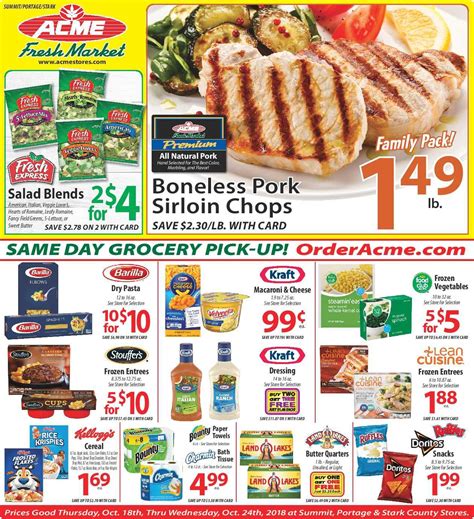 ACME Fresh Market Weekly Specials Flyer January 17 - 23, 2019 ...