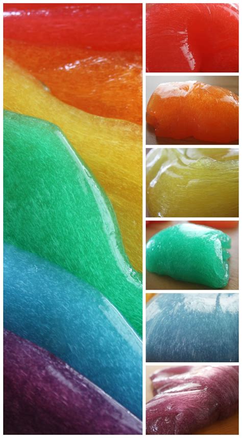 Rainbow Slime How To Make Easy Colored Slime Activity