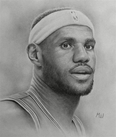 Items similar to Original Pencil Drawing - LeBron James - NBA ...