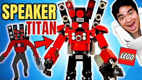 HICE al TITAN SPEAKERMAN con LEGO de SKIBIDI TOILET - YouTube