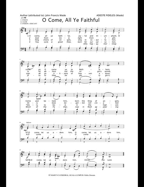 O Come All Ye Faithful Lyrics Printable - read.iesanfelipe.edu.pe