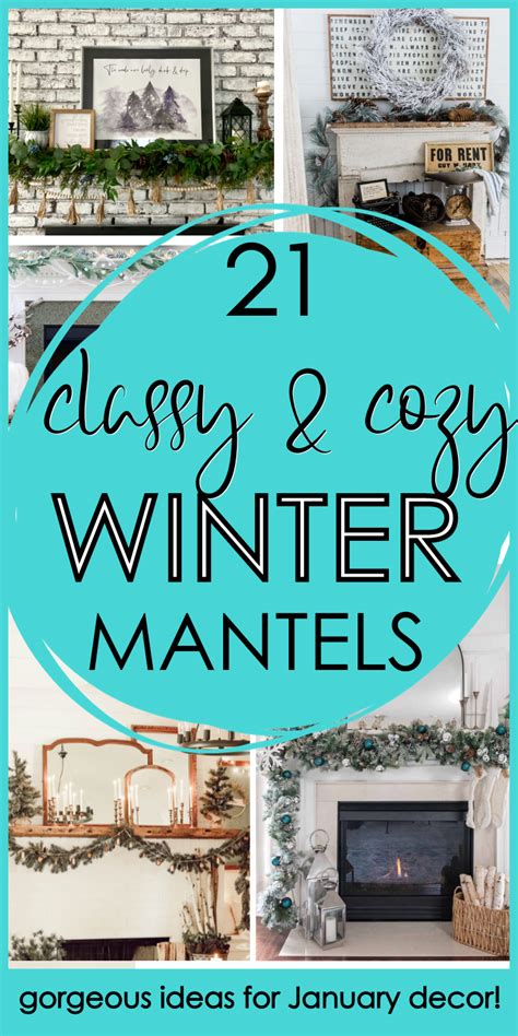 Get Cozy this Winter with 30 Fantastic Mantel Ideas in 2024 | Winter mantels, Fireplace mantle ...