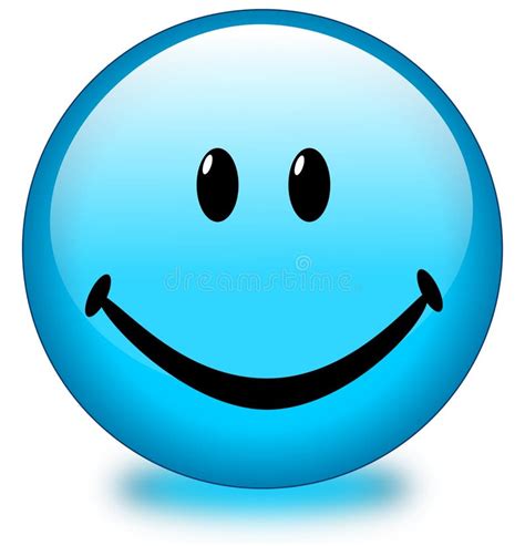 Vector: Happy Vector: Happy Blue Smiley Face (CMYK Colors, 40% OFF