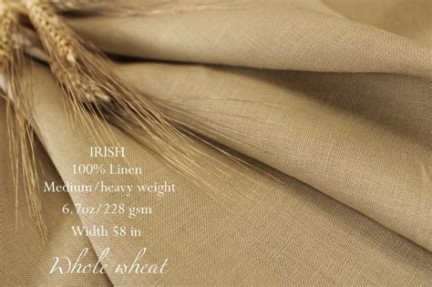 100% Linen / IRISH Linen Fabric by the Yard for Clothing / - Etsy