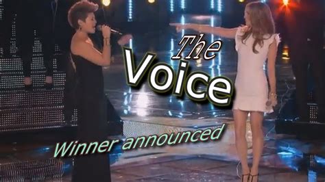 The Voice Season 5 Winner Announced (commentary) - YouTube