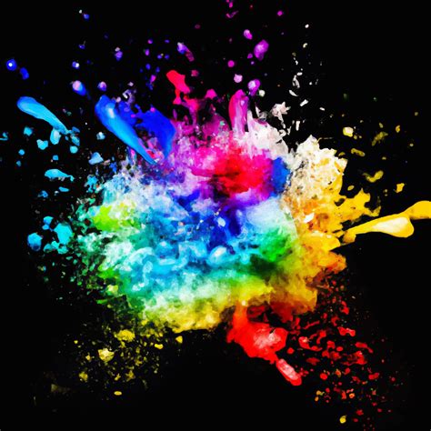 abstract color splash and explosion vector illustration. color splash ...