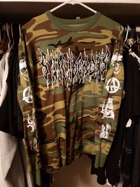 G59 Records $uicideboy$ Camo Long-Sleeve Greyday 2021 Tour Medium | Grailed