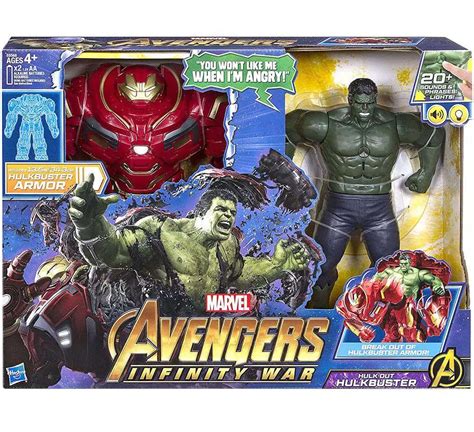 Marvel Avengers Infinity War Hulk Out Hulkbuster 12 Deluxe Action ...