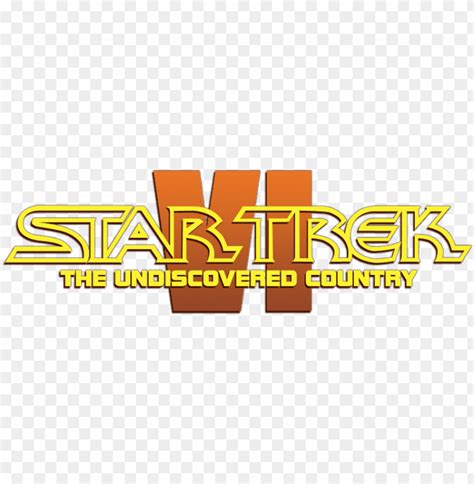 Star Trek Vi - Star Trek Vi The Undiscovered Country Logo PNG ...