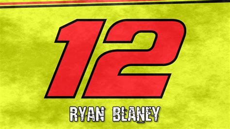 Download Ryan Blaney Red 12 Racing Number Wallpaper | Wallpapers.com