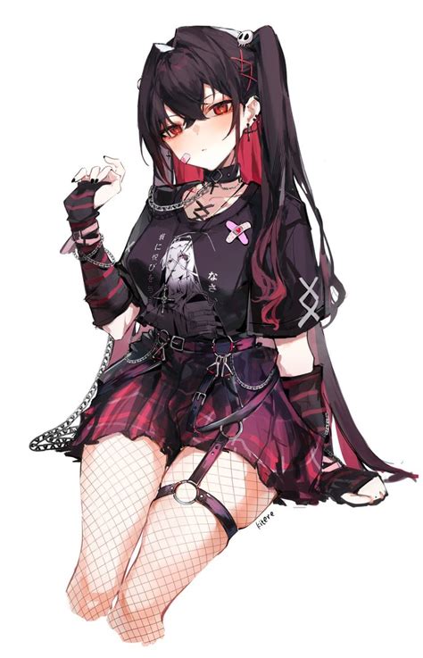 Goth Anime Female Characters