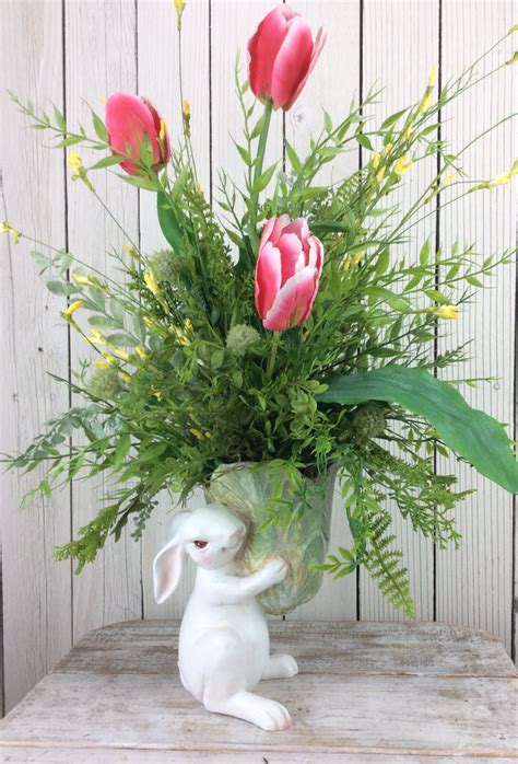 Easter Centerpiece Easter floral arrangement Easter Table