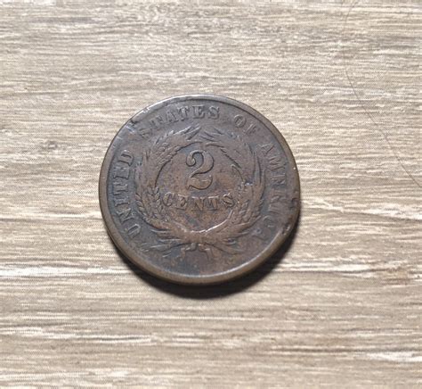 This 2-cent coin from 1864 : mildlyinteresting