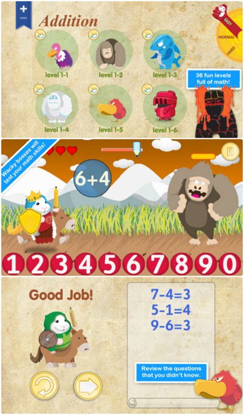 Fun Math Games - Bugsy in Math Kingdom