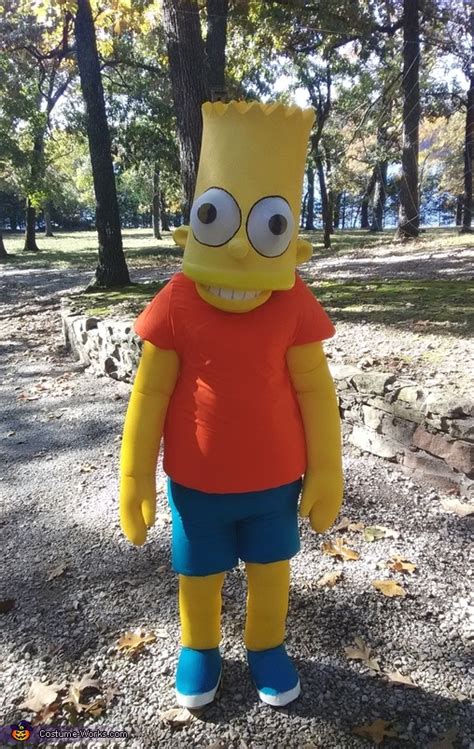 Bart Spray Painting Bart Simpson Costume - allthingdesirable