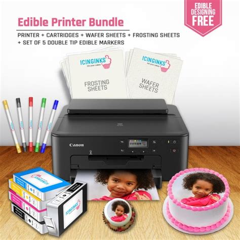 Icinginks Edible Photo & Image Printer Art Package | Cake Photo Printer