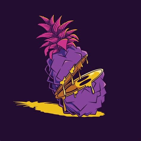 emoji pineapple streetwear cartoon 11776033 Vector Art at Vecteezy