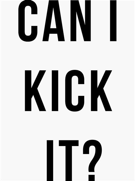 "Can I Kick It Watercolor- Cool Song Quote Sticker T-Shirt Pillow ...