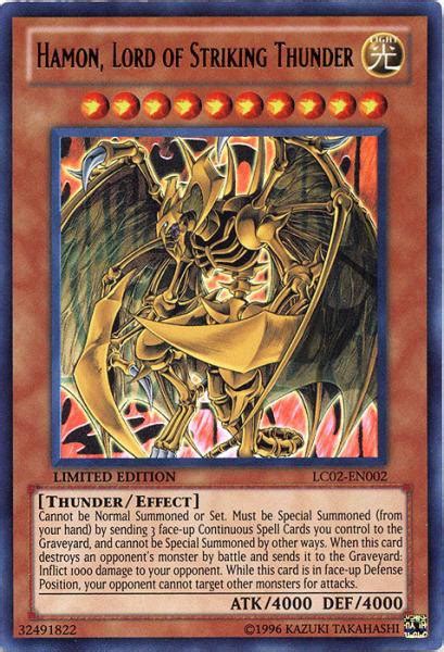 YuGiOh GX Legendary Collection 2 Single Card Ultra Rare Hamon, Lord of Striking Thunder LC02 ...