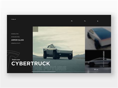 Tesla Cybertruck by Arthur K on Dribbble