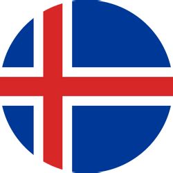 Iceland flag icon - Country flags