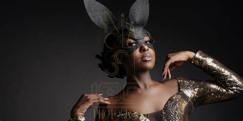 A black bunny mask from Nicolassi | Loci Photography NEW