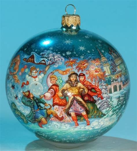 Folk Russian Christmas Ornaments